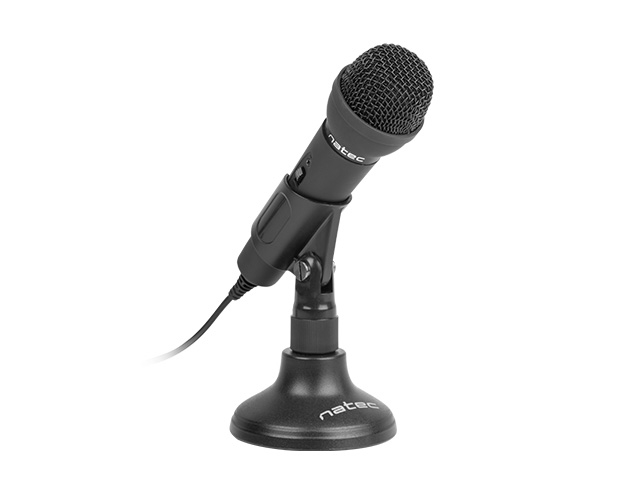 Микрофон, Natec microphone adder black - image 2