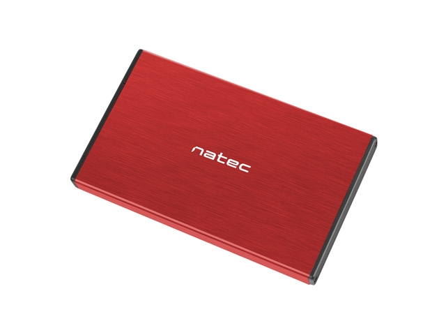 Кутия за твърд диск, Natec External HDD/SSD Enclosure Rhino Go SATA 2.5" USB 3.0 Red - image 2