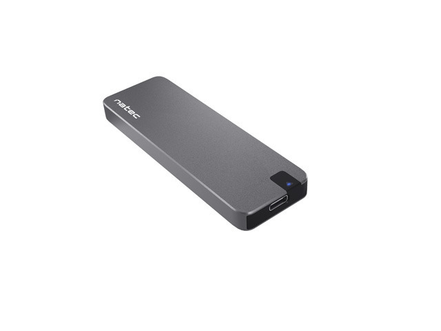 Кутия за твърд диск, Natec EXTERNAL SSD ENCLOSURE RHINO M.2 NVME USB-C 3.1 GEN 2 ALUMINIUM