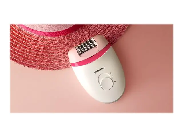 PHILIPS Компактен епилатор с кабел Satinelle Essential за крака и чувствителни зони + 1 аксесоар