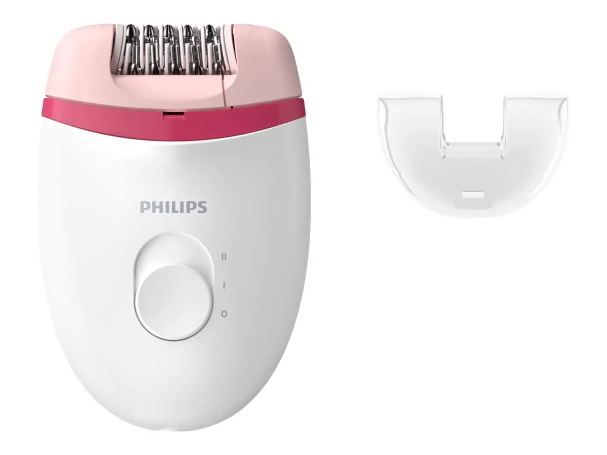 PHILIPS Компактен епилатор с кабел Satinelle Essential за крака и чувствителни зони + 1 аксесоар - image 2