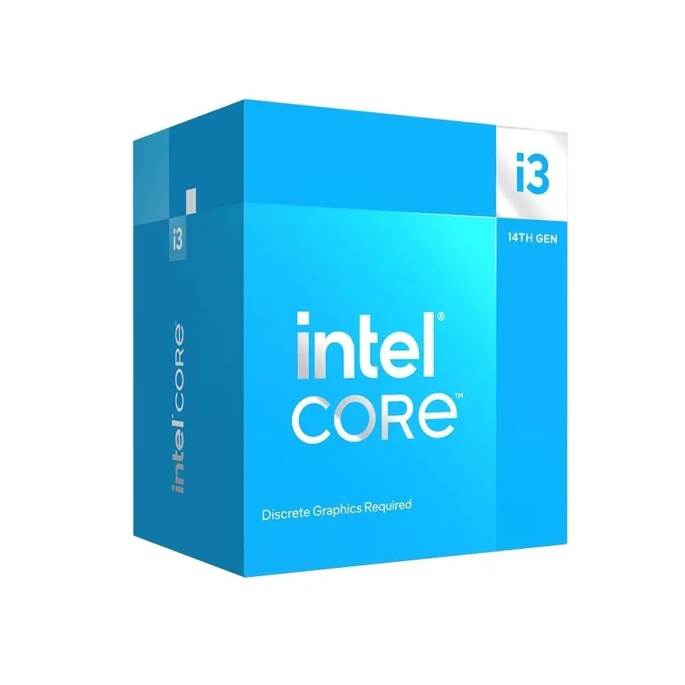 Процесор Intel Raptor Lake Core i3-14100F, 4 Cores, 3.5GHz, 12MB, LGA1700, 60W, BOX