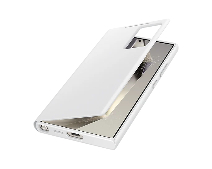 Калъф, Samsung S24 Ultra Smart View Wallet Case White - image 2