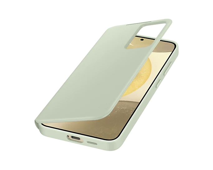 Калъф, Samsung S24+ Smart View Wallet Case Light Green - image 2