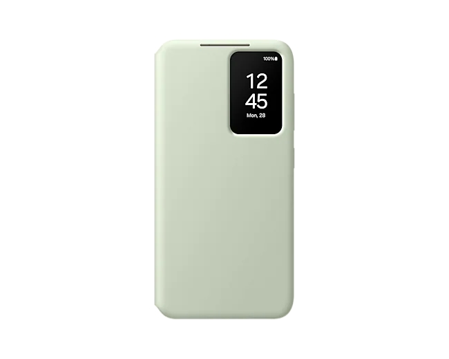 Калъф, Samsung S24 Smart View Wallet Case Light Green