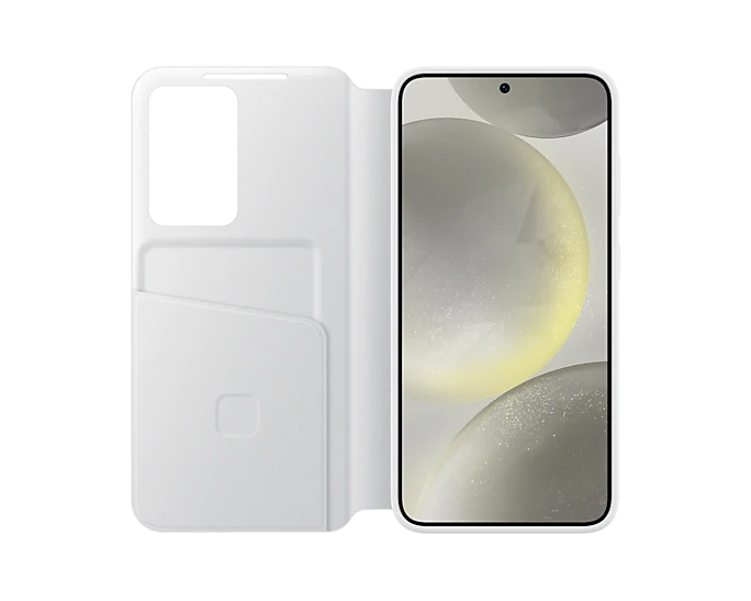 Калъф, Samsung S24 Smart View Wallet Case White - image 3