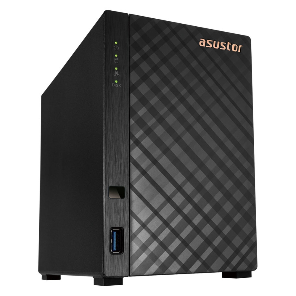 Мрежов сторидж, Asustor AS1102TL, 2 bay NAS, Realtek RTD1619B, Quad Core, 1.7 GHz, 1GB DDR4 (not expandable), 1GbE x1, USB 2.0 x1, USB3.2 Gen1 x1, WOW (Wake on WAN), System Sleep Mode - image 2