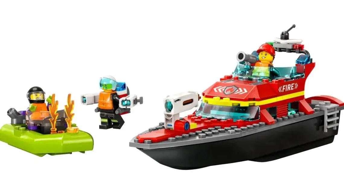 LEGO City - Fire Rescue Boat - 60373 - image 1