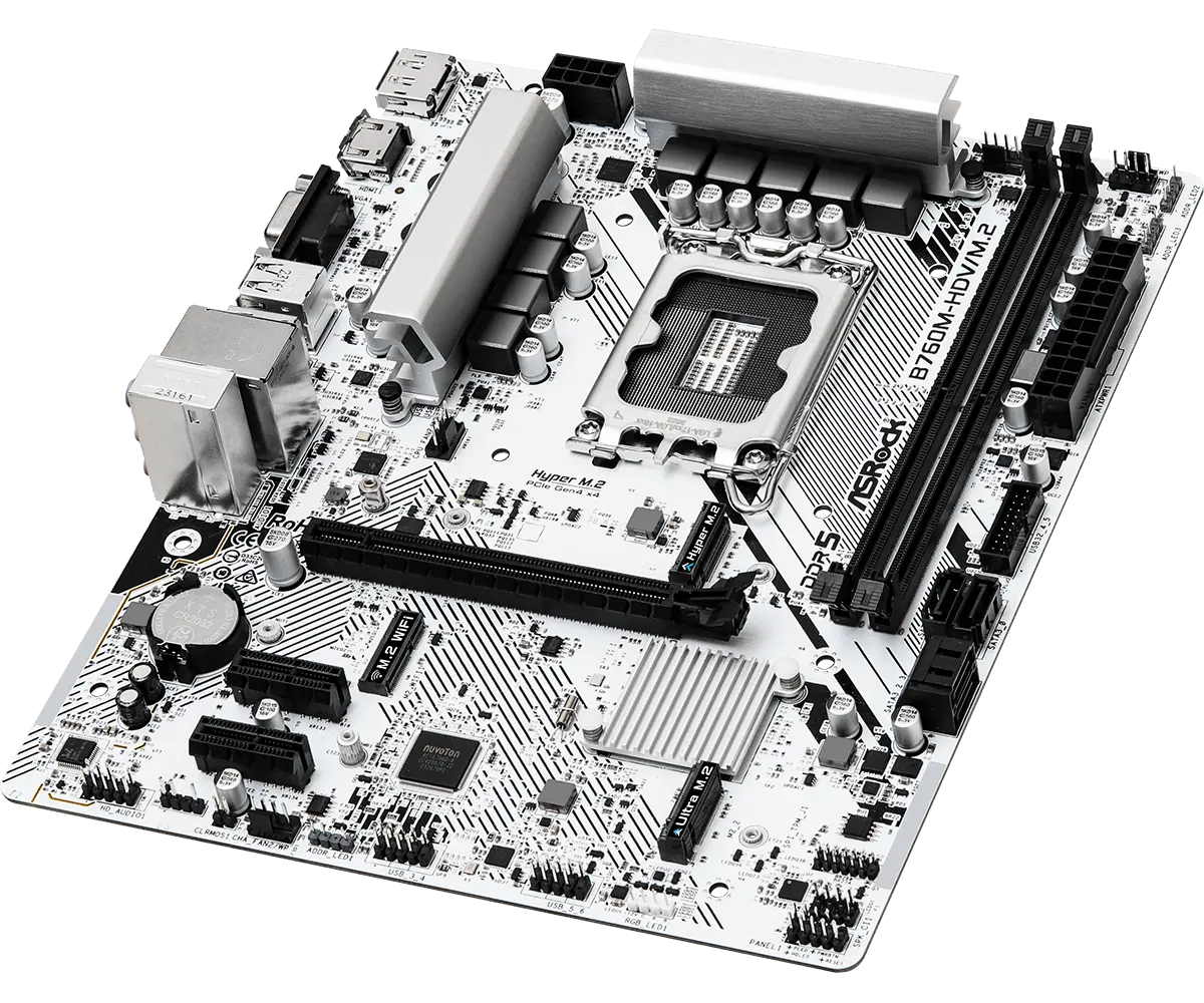 Дънна платка, ASROCK B760M-HDV/M.2 - image 2