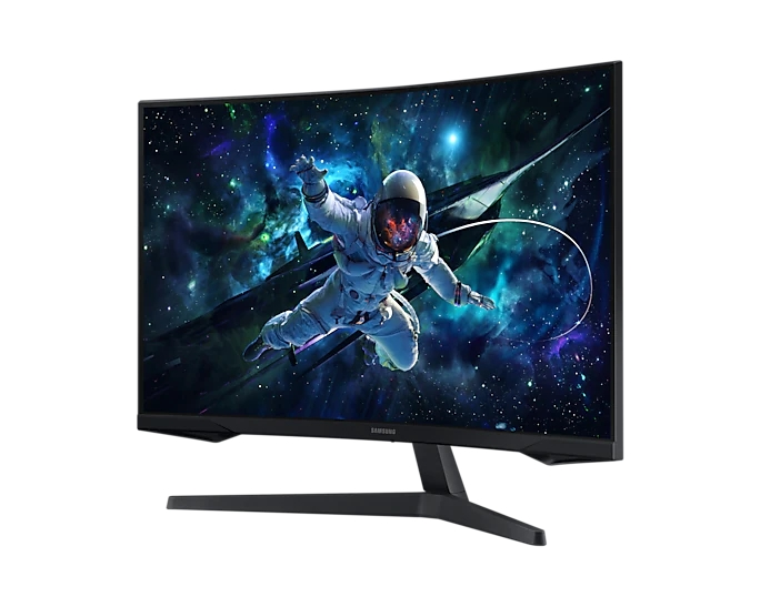 Монитор, Samsung 27CG552 27" Odyssey G5 Curved VA 2560x1440 1ms 165Hz  DP HDMI Black - image 1