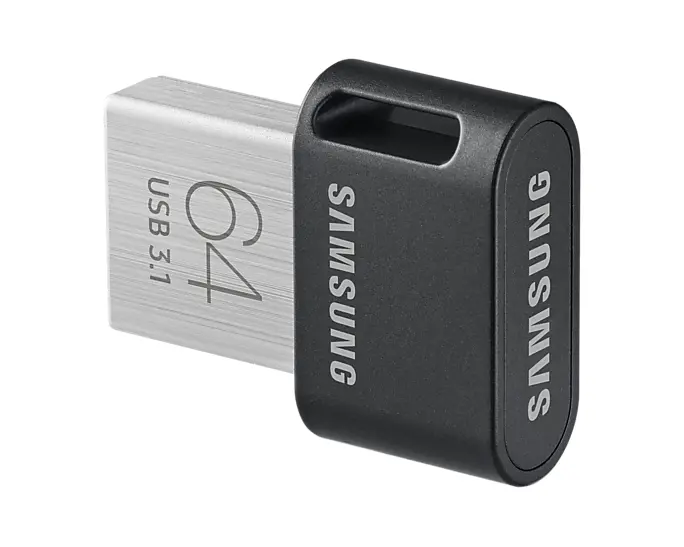 USB памет Samsung FIT Plus, 64GB, USB-A, Черна - image 2