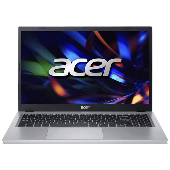 Лаптоп, Acer Extensa EX215-33-34RK, Intel Core i3-N305 (up to 3.8 GHz, 6MB), 15.6" FHD (1920x1080), 8GB LPDDR5, SSD 512GB NVMe, Intel UMA, 802.11ac+ax, HD camera, BT, Win 11 Pro EDU, 2Y Warranty, Silver