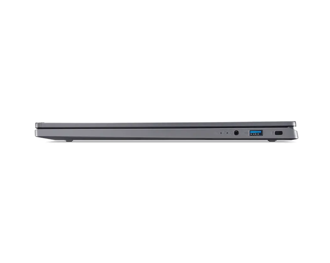 Лаптоп, Acer Aspire 5, A517-58M-566N, Intel Core i5-1335U (3.4GHz up to 4.6 GHz, 12MB), 17.3" FHD (1920 x 1080) IPS SlimBezel, 16GB LPDDR5, 512GB PCIe NVMe SSD, Intel UMA, Wifi 802.11AX, BT, FHD Cam+mic, KB Backlight, No OS, Gray - image 5