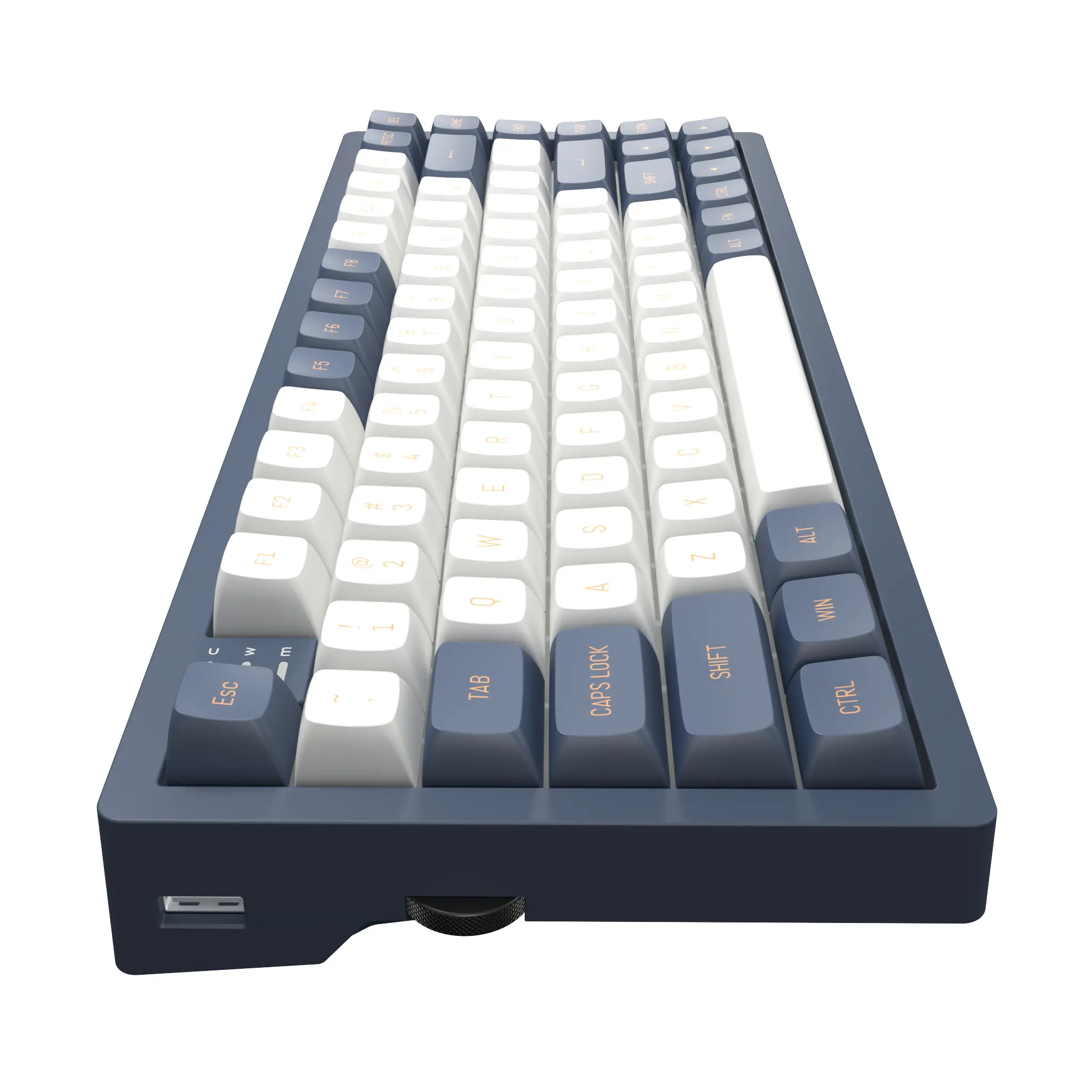 Геймърскa механична клавиатура Dark Project KD83A Ivory/Navy Blue RGB 75% - G3MS Sapphire Switches, PBT - image 2