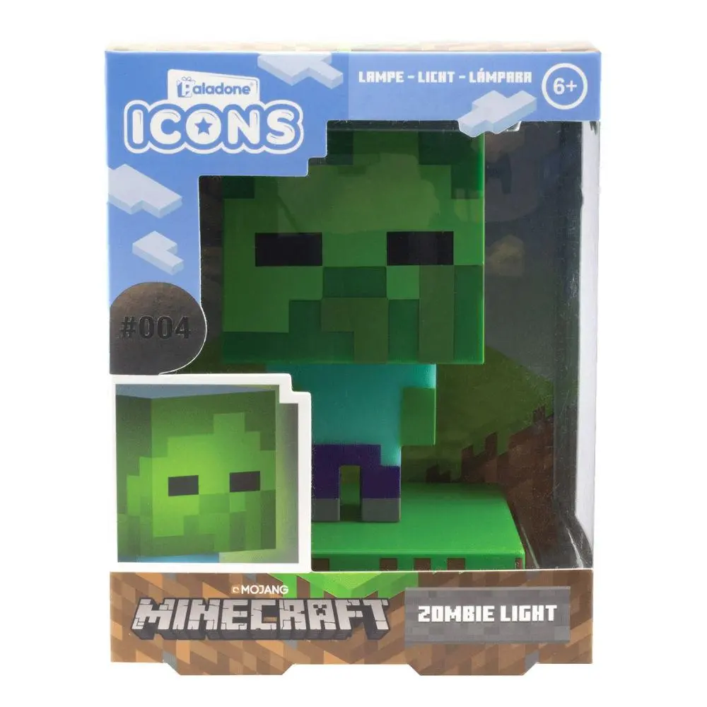 Статуетка Paladone Minecraft Zombie Icon Lamp - image 2