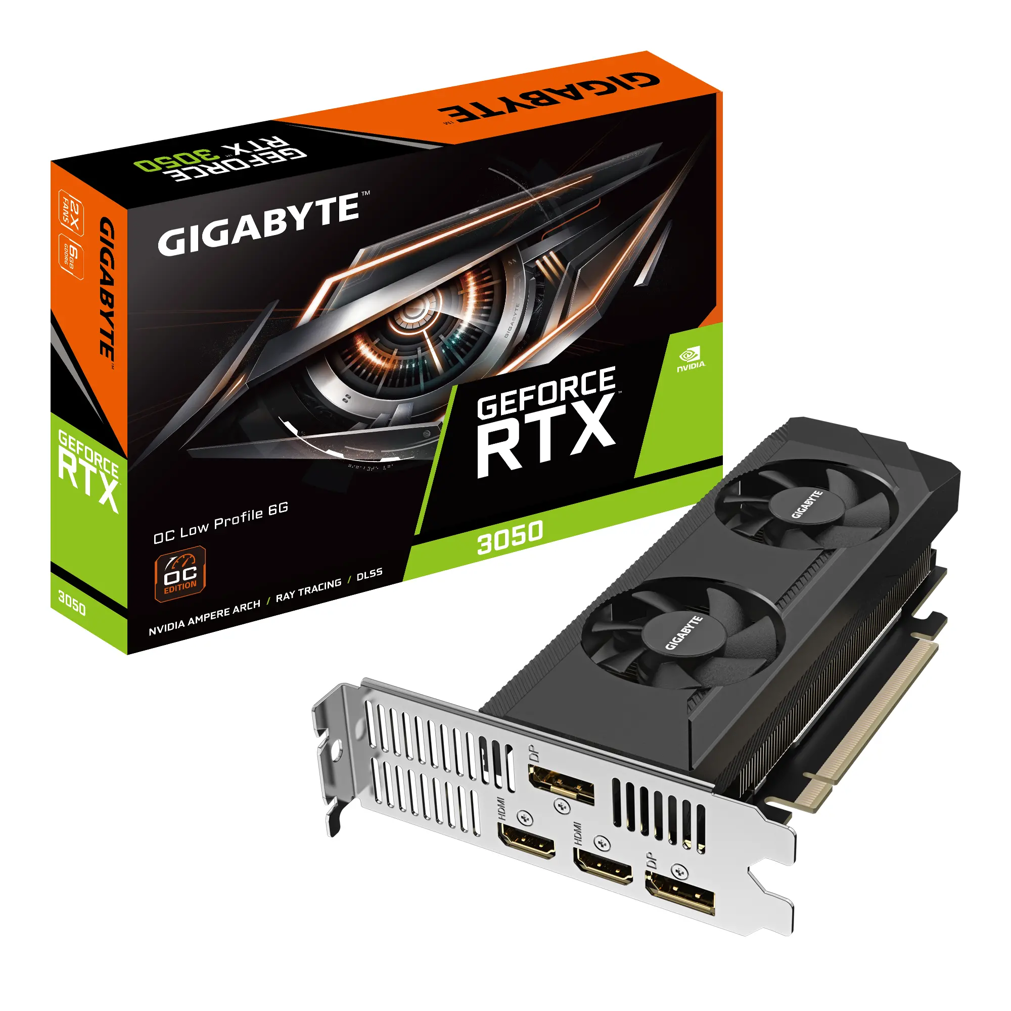 Видео карта GIGABYTE RTX 3050 OC Low Profile 6GB GDDR6 - image 6