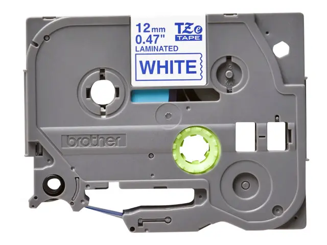 Консуматив, Brother TZe-233 Tape Blue on White, Laminated, 12mm, 8m - Eco