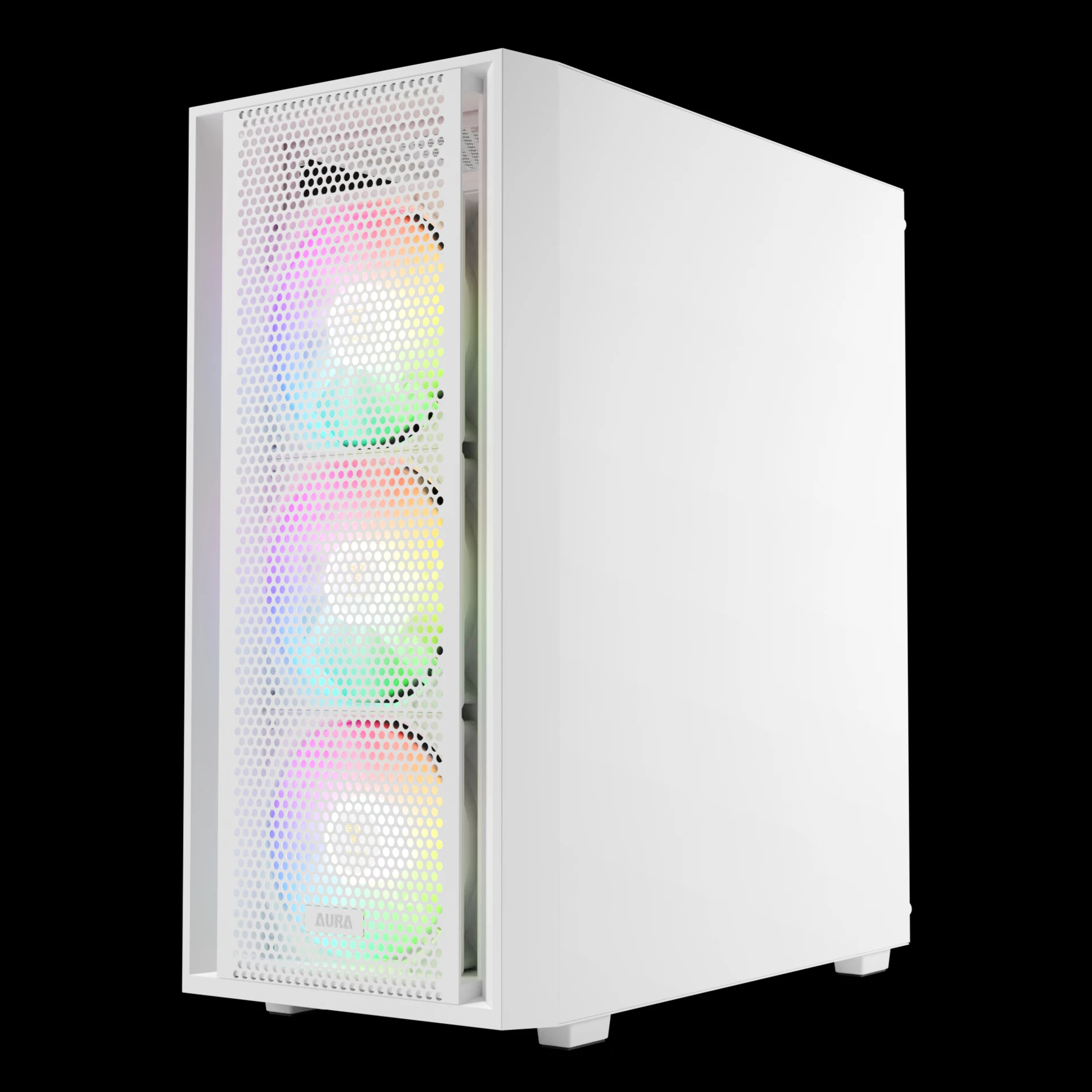 Gamdias кутия Case ATX - AURA GC2 Elite White - Mesh, RGB, Tempered Glass - image 7