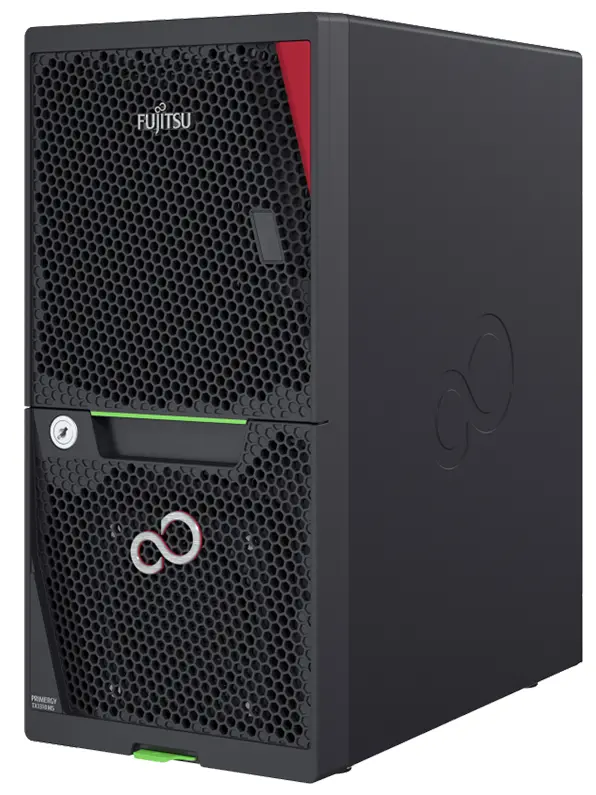 Сървър, Fujitsu PRIMERGY TX1310 M5, Intel Xeon  E-2324G 4C/4T 3.10 GHz, 1x32GB 2Rx8 DDR4-3200 U ECC, 2xSSD SATA 6G 480GB Read-Int. 3.5" N H-P, Max.4x3.5", RAID 0/1/10, 2x1GB(RJ45), ErP Lot9 conf.for SSD, No PCord, 2x M2 slots, TPM 2.0 V1, PSU 284W, FTS wide/FTS