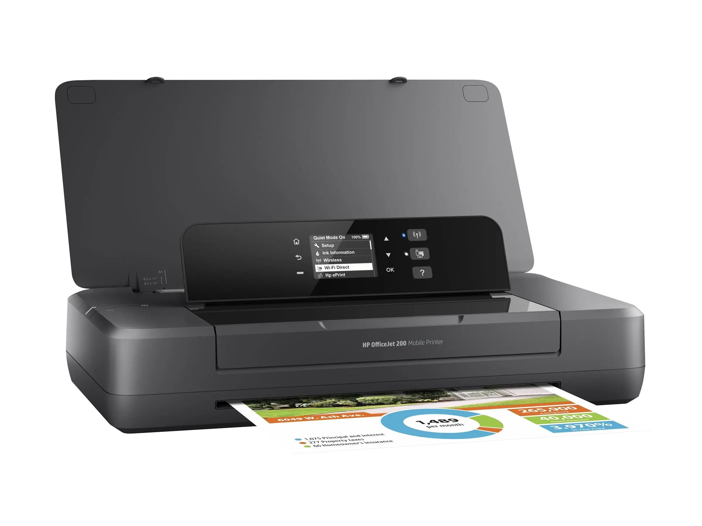 HP Officejet 200 Mobile Printer A4 color Inkjet up to 20ppm - image 3