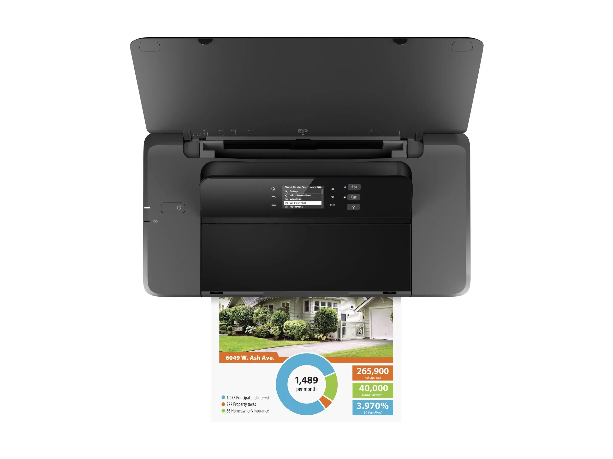 HP Officejet 200 Mobile Printer A4 color Inkjet up to 20ppm - image 8