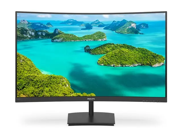 PHILIPS monitor 241E1SC 23.6inch VA Curved 1500R 1920x1080 75Hz 4ms