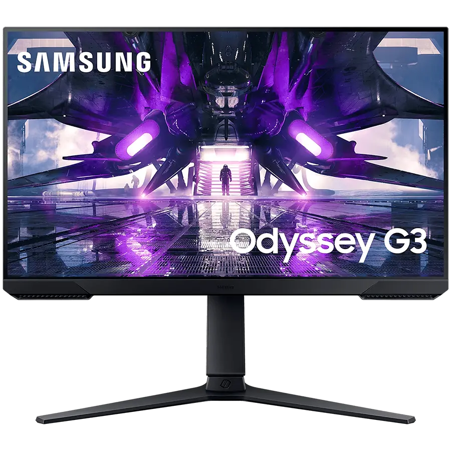 Monitor LED Samsung LS27AG322NUXEN Odyssey G32A, 27" FHD FLAT 16:9 (1920x1080) VA 165Hz, 250 cd/㎡, 3000:1, 1ms (MPRT), 178/178, FS Premium, 1xDP 1xHDMI, 3.5 Jack, Tilt/HeightAdj, VESA 100x100, 2Y