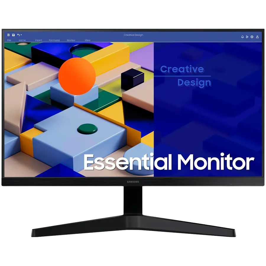 Monitor LED Samsung LS27C310EAUXEN S31C, 27" FHD FLAT 16:9 (1920x1080) IPS 75Hz, 250 cd/㎡, 3000:1, 5ms, 178/178, FS, 1xVGA 1xHDMI, Tilt, VESA 100x100, 2Y