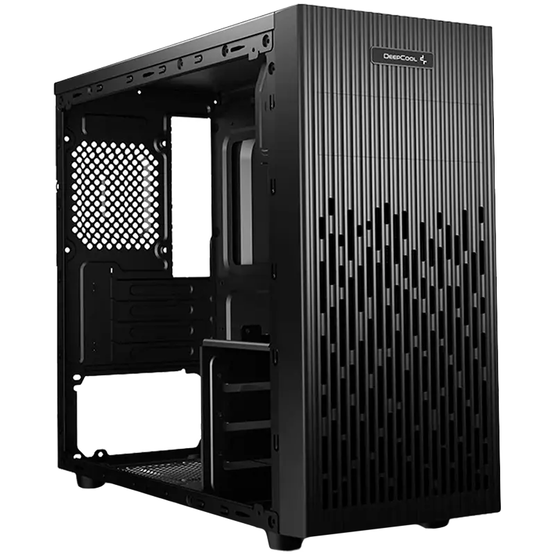 DeepCool MATREXX 30 Mini Tower Case, Mini-ITX / Micro-ATX / ATX , 2xUSB2.0, 1xUSB3.0, 1xAudio, 1xMic, 1x120mm Pre-Installed Black Fan, ABS + SPCC + Tempered Glass, Mesh Panel DP-MATX-MATREXX30