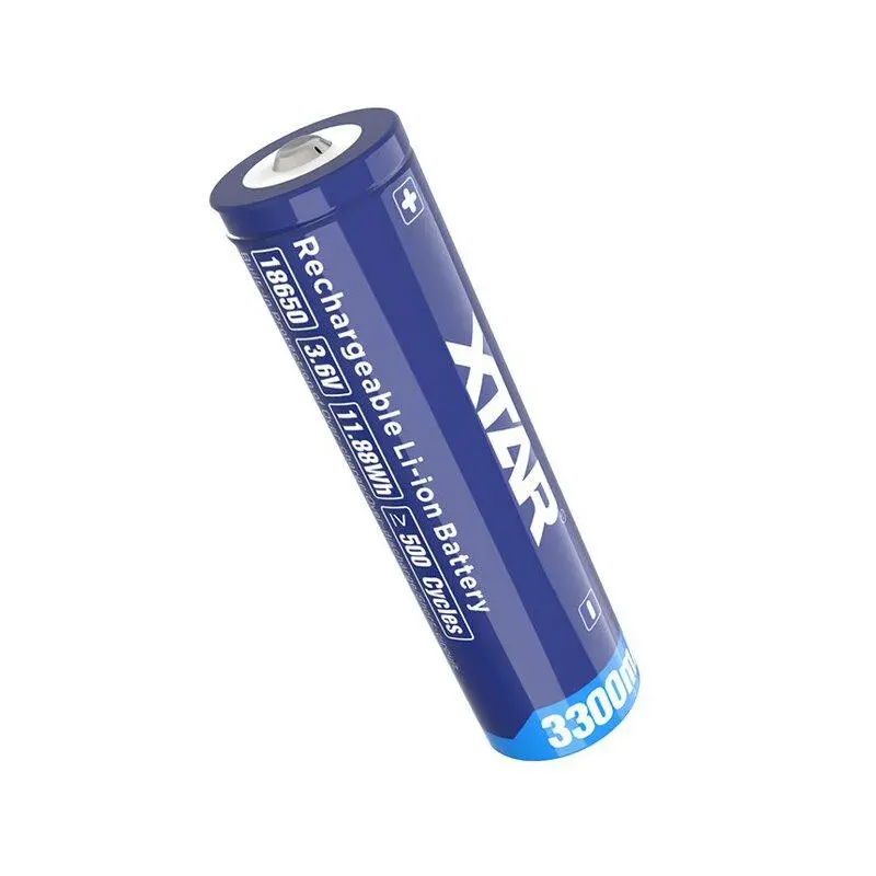 Акумулаторна батерия XTAR за фенери 18650 със защита , 3300mAh, Li-ion - image 2