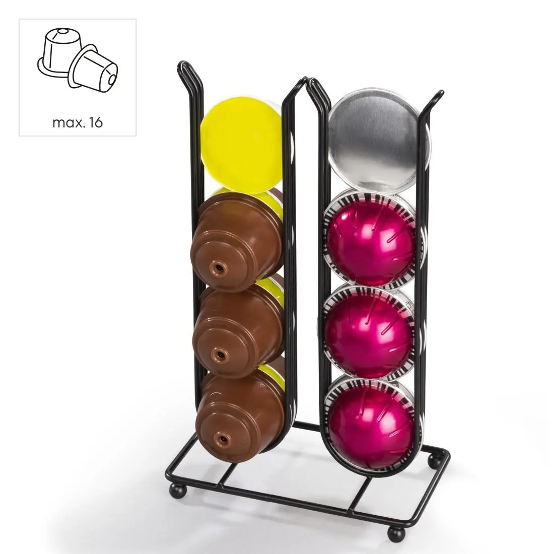 XAVAX Стойка за кафе капсули Dolce Gusto, Nespresso Vertuo, 16 капсули, 111266 - image 6