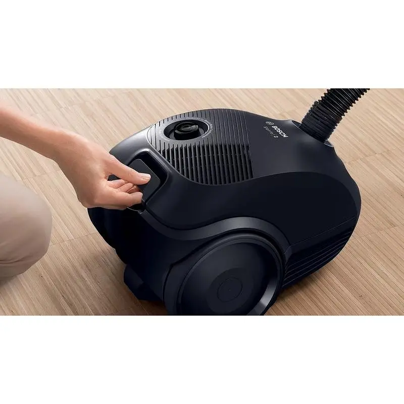 Прахосмукачка, Bosch BGBS2LB1, Vacuum cleaner with bag 3.5 l, Series 2, 600W, 80 dB(A), black - image 2