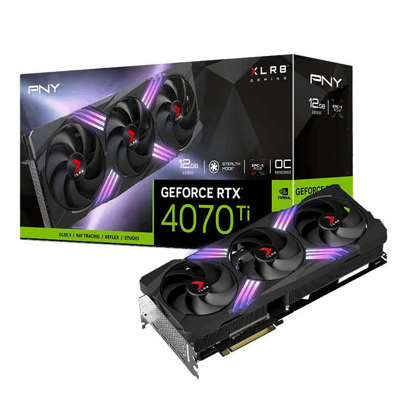 Видео карта, PNY GeForce RTX 4070 Ti Super 16GB GDDR6X XLR8 Gaming VERTO Triple Fan OC - image 7