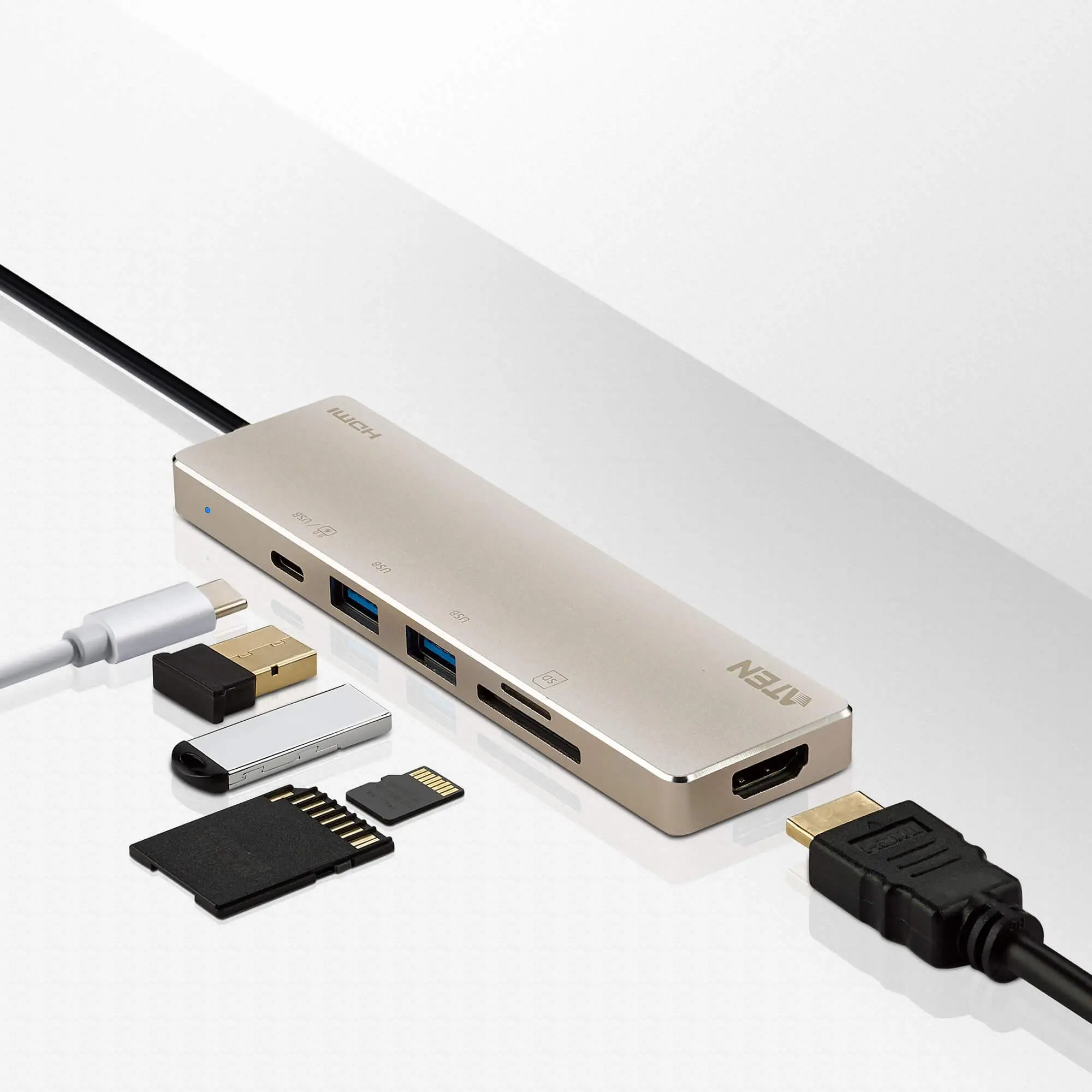 Докинг станция ATEN UH3239, USB-C, Power Pass-Through - image 3