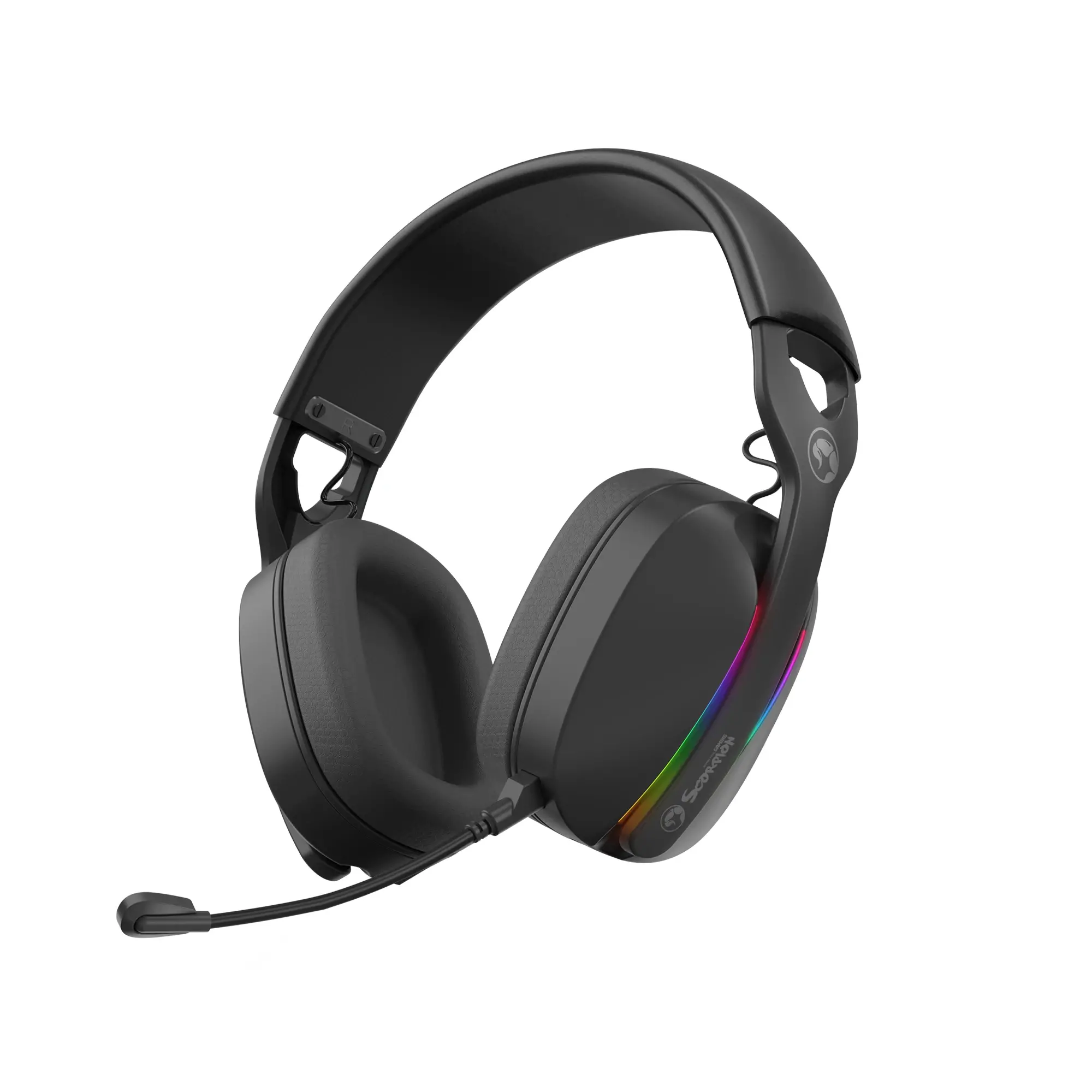 Marvo Геймърски слушалки Gaming Headphones Pulz 70S - 7.1 RGB - MARVO-HG9086-BK