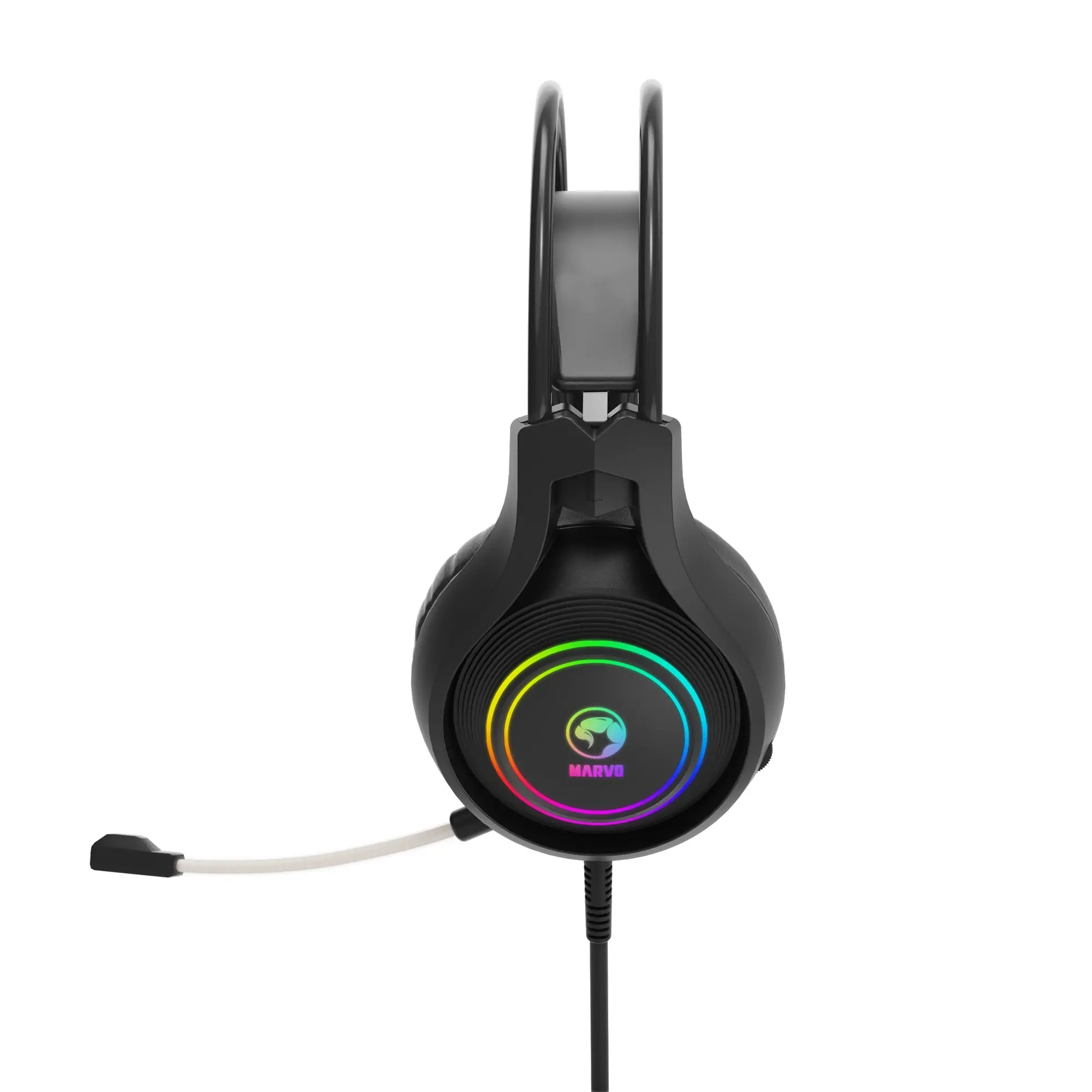 Marvo Геймърски слушалки Gaming Headphones HG8921 - 50mm, USB, RGB - MARVO-HG8921 - image 1