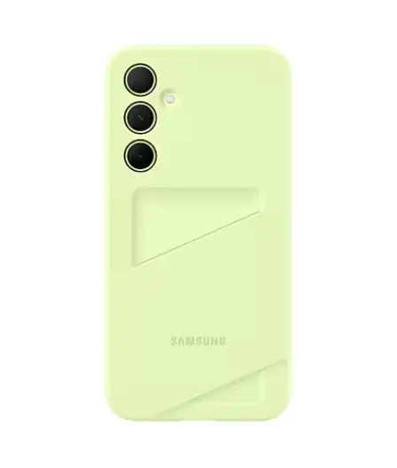 Калъф, Samsung A35 Card Slot Case Lime