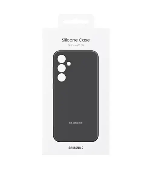 Калъф, Samsung A35 Silicone Case Black - image 5