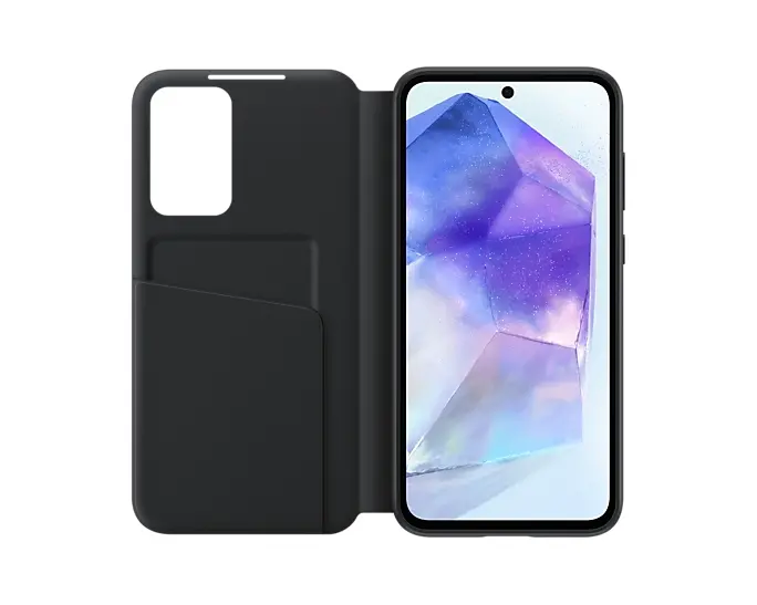 Калъф, Samsung A55 Smart View Wallet Case Black - image 2