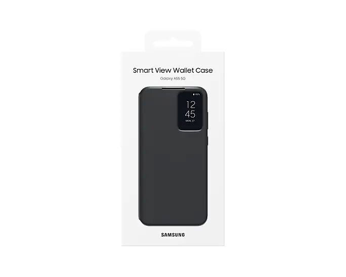 Калъф, Samsung A55 Smart View Wallet Case Black - image 5