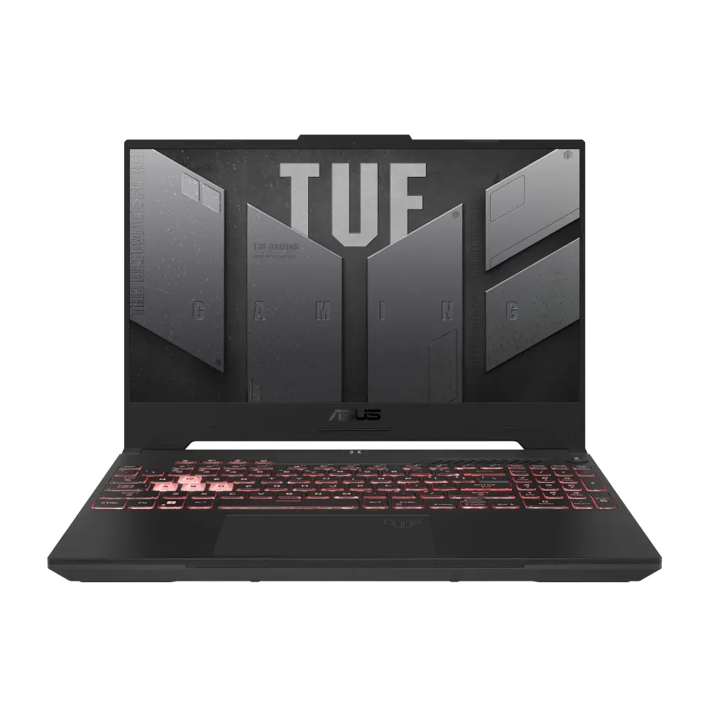 Лаптоп, Asus TUF A15 FA507UV-LP014, AMD Ryzen 9 8940HS,15.6" FHD AG (1920x1080)144Hz, 16GB DDR5, 512 GB PCIe 4. RTX 4060 8GB GDDR6, Wi-Fi 6(802.11ax), Backlit Chiclet Keyboard 1-Zone RGB, No OS, Mecha Gray