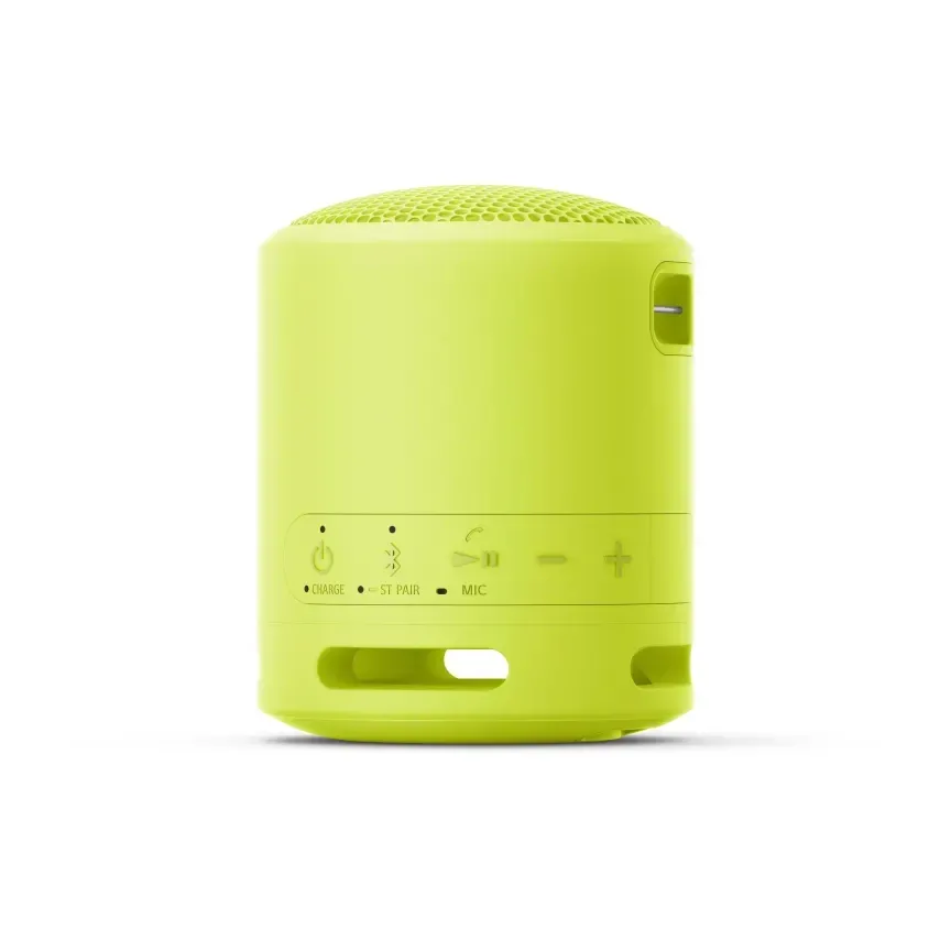 Тонколони, Sony SRS-XB13 Portable Wireless Speaker with Bluetooth, lemon yellow - image 2