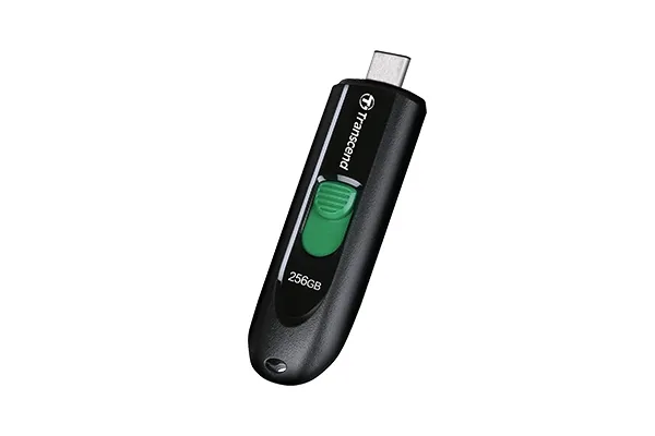 Памет, Transcend 256GB, USB3.2, Pen Drive, Type-C, Capless, Black - image 1