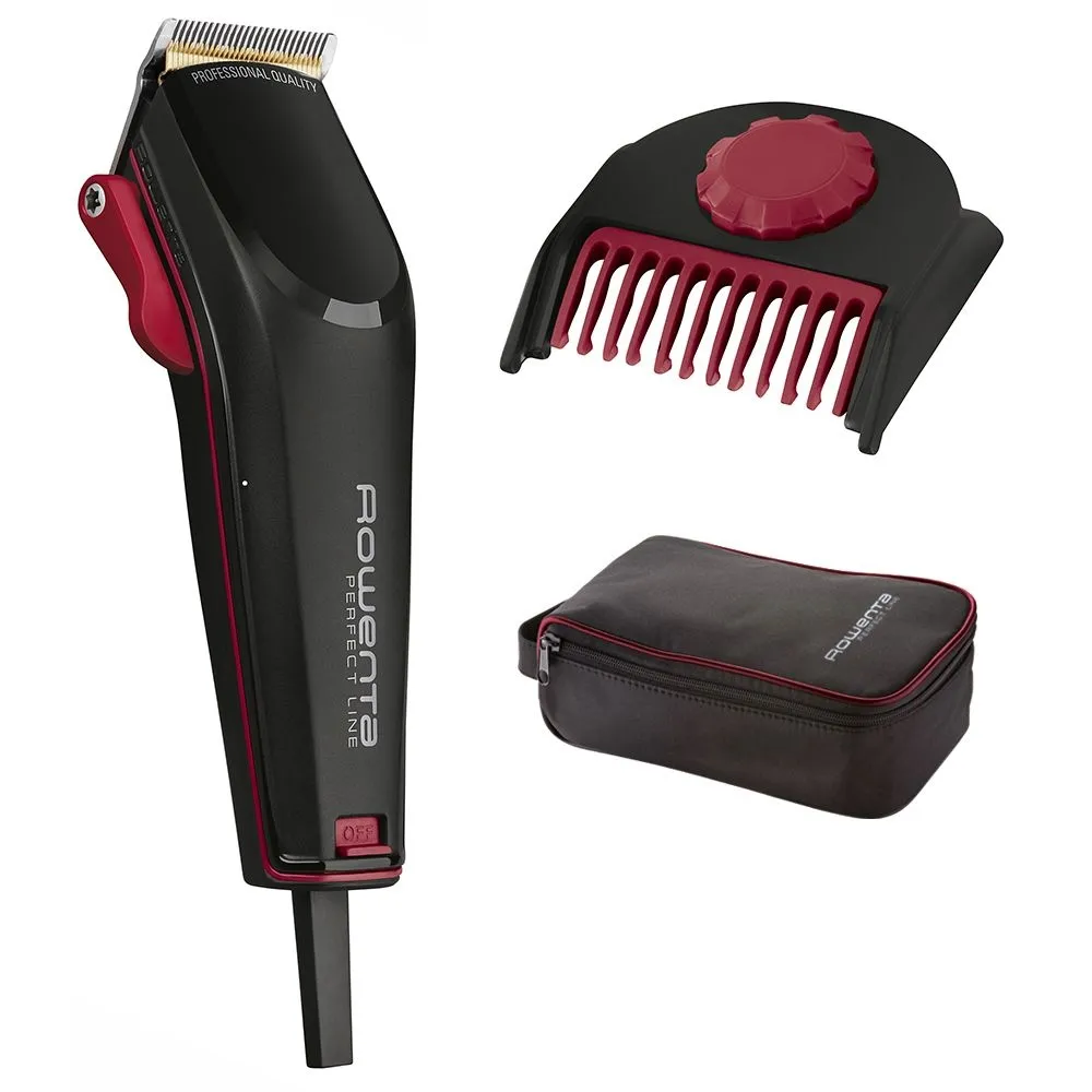 Машинка за подстригване, Rowenta TN1350F0, Perfect Line PRO, Hair Clipper, 14 Cut settings facial hair attachment, Washability, Network use, Extension hair styling, Cleaning brush