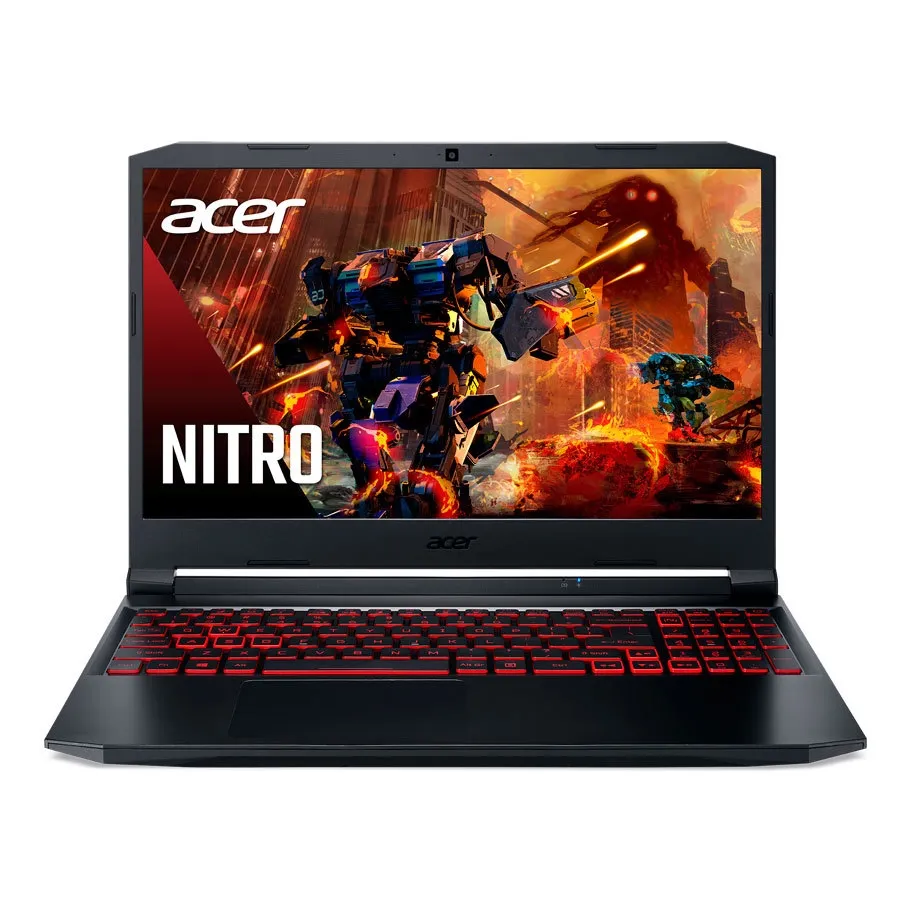 Лаптоп, Acer Nitro 5, AN515-56-54EA, i5-11300H (up to 4.40GHz, 8MB), 15.6" FHD (1920x1080) IPS 144Hz, HD Cam, 8GB DDR4 3200 Mhz, 512GB SSD PCIe, M.2 PCIe free, HDD upgrade kit, GeForce GTX 1650 4GB DDR6, Intel Killer Wi-Fi 6 AX1650i, BT 5.2, Backlit Kbd, No OS