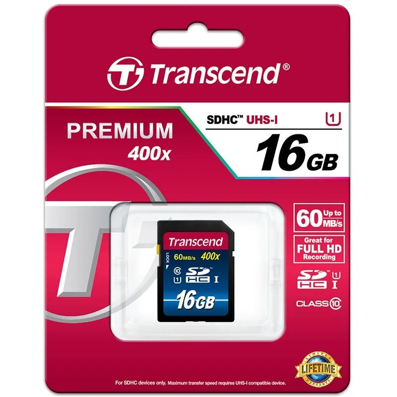 Памет, Transcend 16GB SDHC UHS-I Premium (Class 10) - image 1