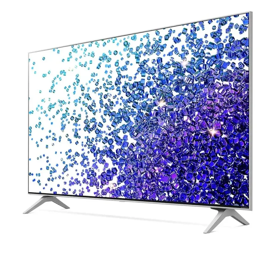 Телевизор, LG 55NANO773PA, 55" 4K IPS HDR Smart Nano Cell TV, 3840x2160, 200Hz, DVB-T2/C/S2, Active HDR ,HDR 10 PRO, webOS Smart TV, ThinQ AI, WiFi, Clear Voice, Bluetooth, Miracast / AirPlay, Two Pole stand, Silver - image 1
