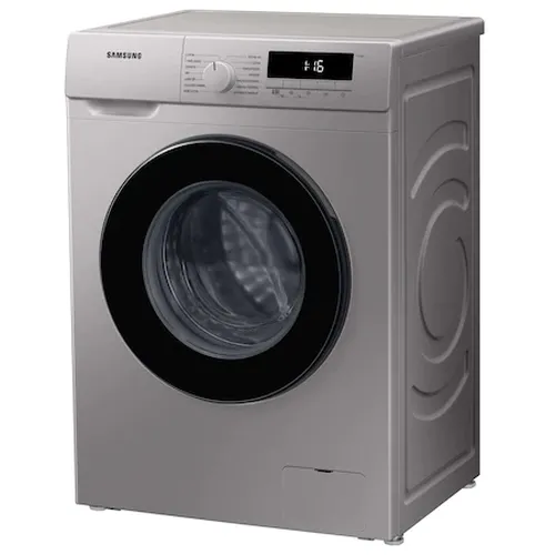 Пералня, Samsung WW80T304MBS/LE, Washing machine 8 kg, 1400 rpm, Slim, Energy Efficiency D, Spin Efficiency B, Digital Inverter Technology, Quick Wash, Drum Clean, silver, black door - image 2