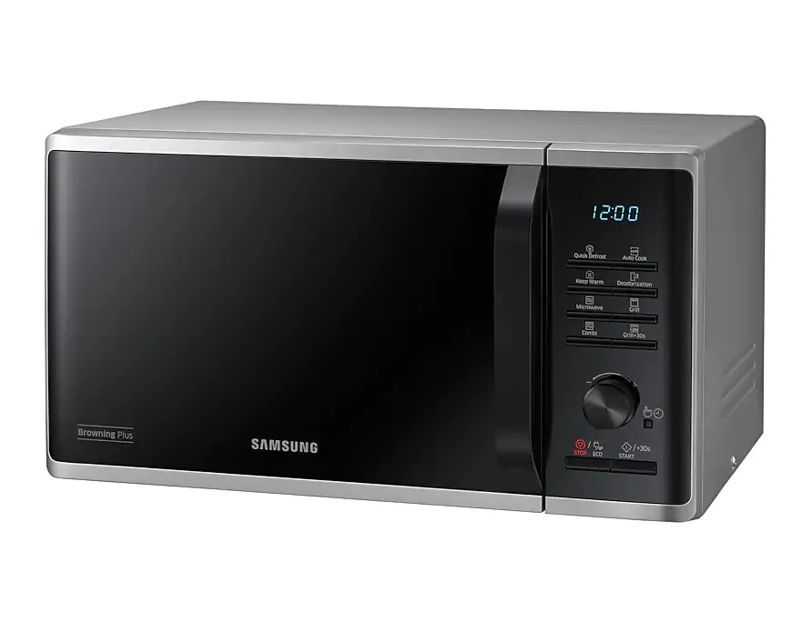 Микровълнова печка, Samsung MG23K3515AS/OL, Microwave, 23l, Grill, 800W, LED Display, Silver - image 5