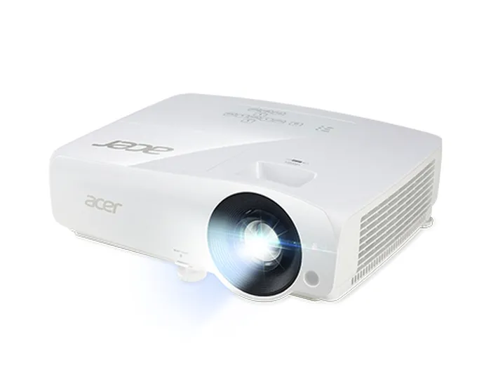 Мултимедиен проектор, Acer Projector P1560BTi, DLP, 1080p (1920x1080), 4000 ANSI Lm, 20000:1, 3D, Wireless dongle included, 2xHDMI, VGA in/out, RS232, RJ45, WPS1, TX-H, 2xUSB(Type A, 5V/1A, dongle), USB(micro B), Audio in/out, 1x2W, 2.6kg, White - image 1